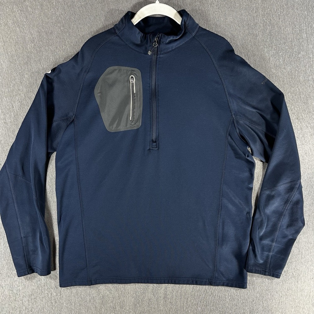 Eddie‎ Bauer Mens EB234 1/2-Zip Performance Fleece Pullover L Gorpcore